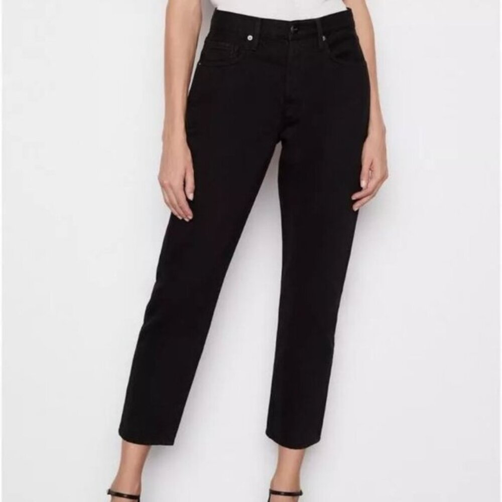 FRAME high-rise straight-leg jeans Size: 29